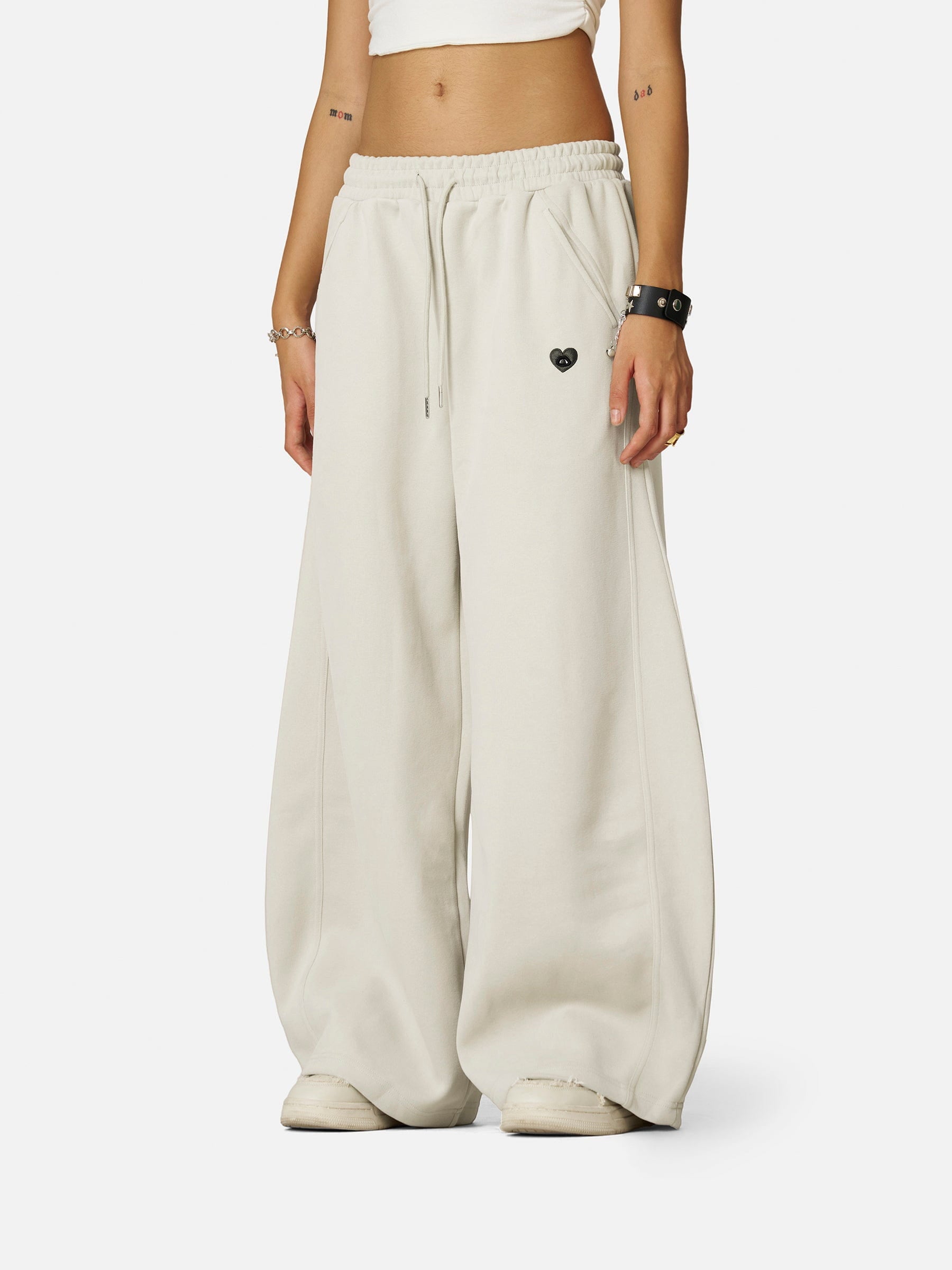 Aelfric Eden Khaki Super Baggy Barrel Sweatpants-Limited Sale