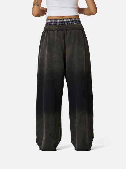 Aelfric Eden Double Waist Vintage Baggy Sweatpants-Limited Sale