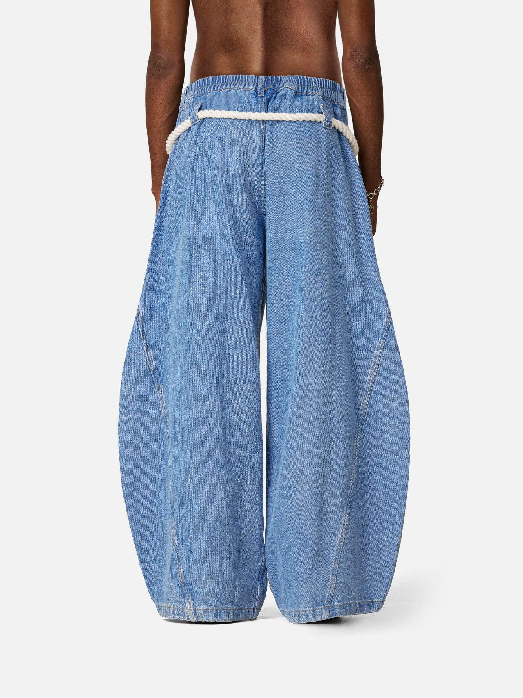 Aelfric Eden Super Baggy Drawstring Waist Jeans-Limited Sale