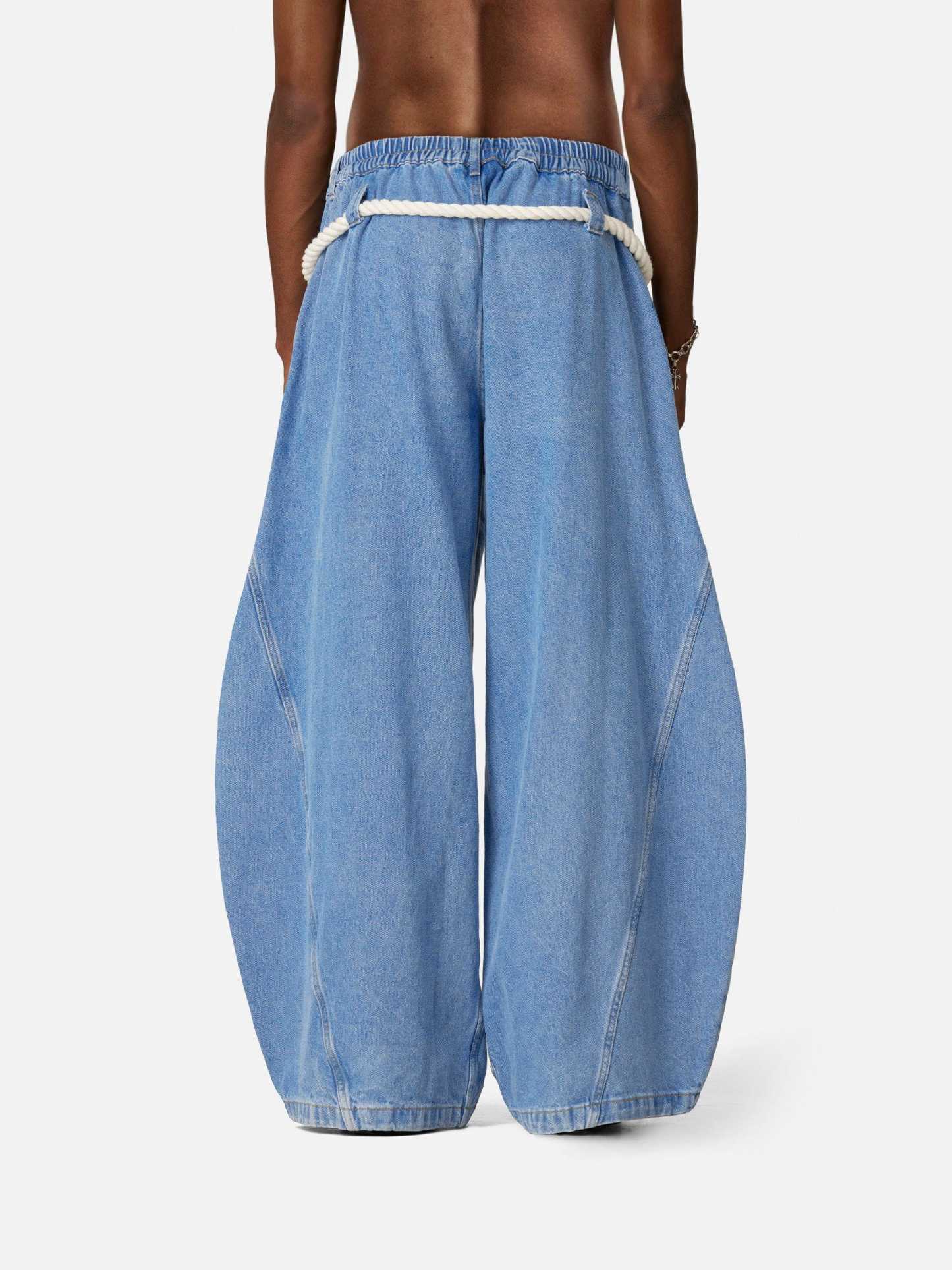 Aelfric Eden Super Baggy Drawstring Waist Jeans-Limited Sale