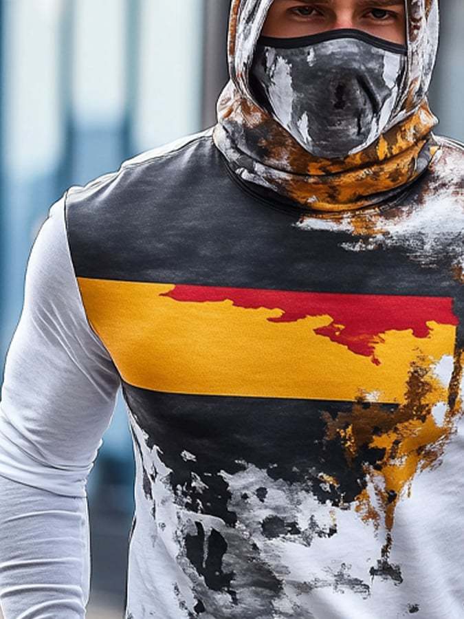 Men's Outdoor Sun Protection Breathable Cool Hooded Sun Protection Long-Sleeved Top-Limited Sale