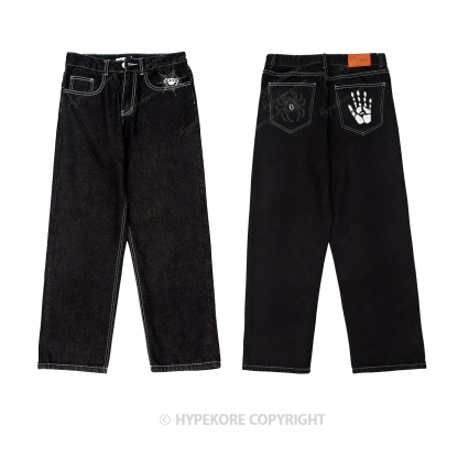 Hunter x Hunter  pattern Washed Jeans-Limited Sale