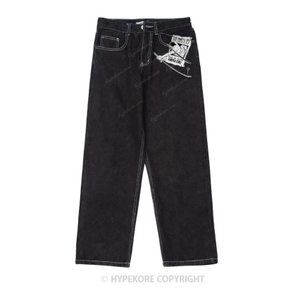 One Piece washed jeans-Limited Sale