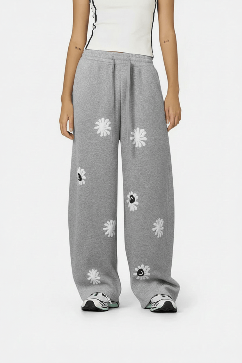 Aelfric Eden Floral Graphic Baggy Sweatpants-Limited Sale