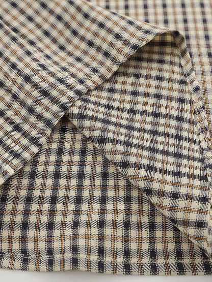 Aelfric Eden Plaid Embroidery Shirt-Limited Sale