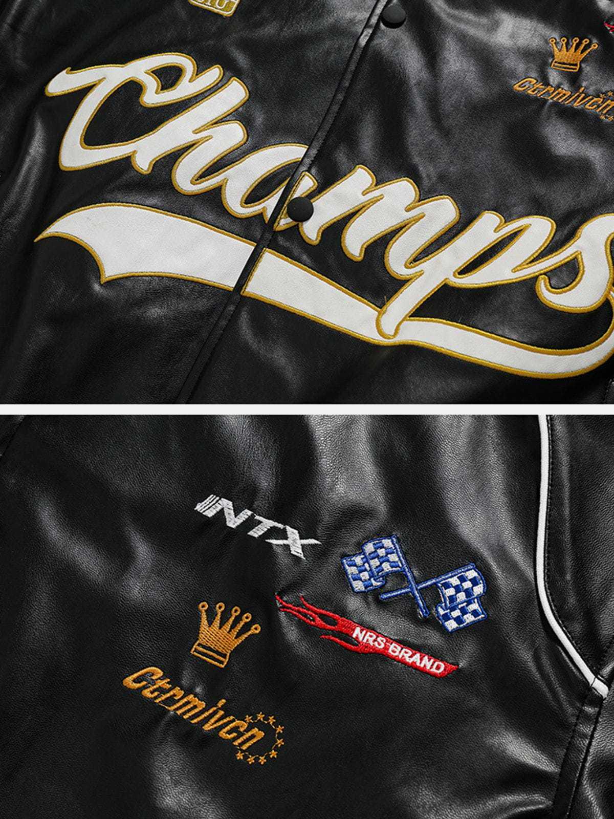 Aelfric Eden Racing Leather Jacket-Limited Sale