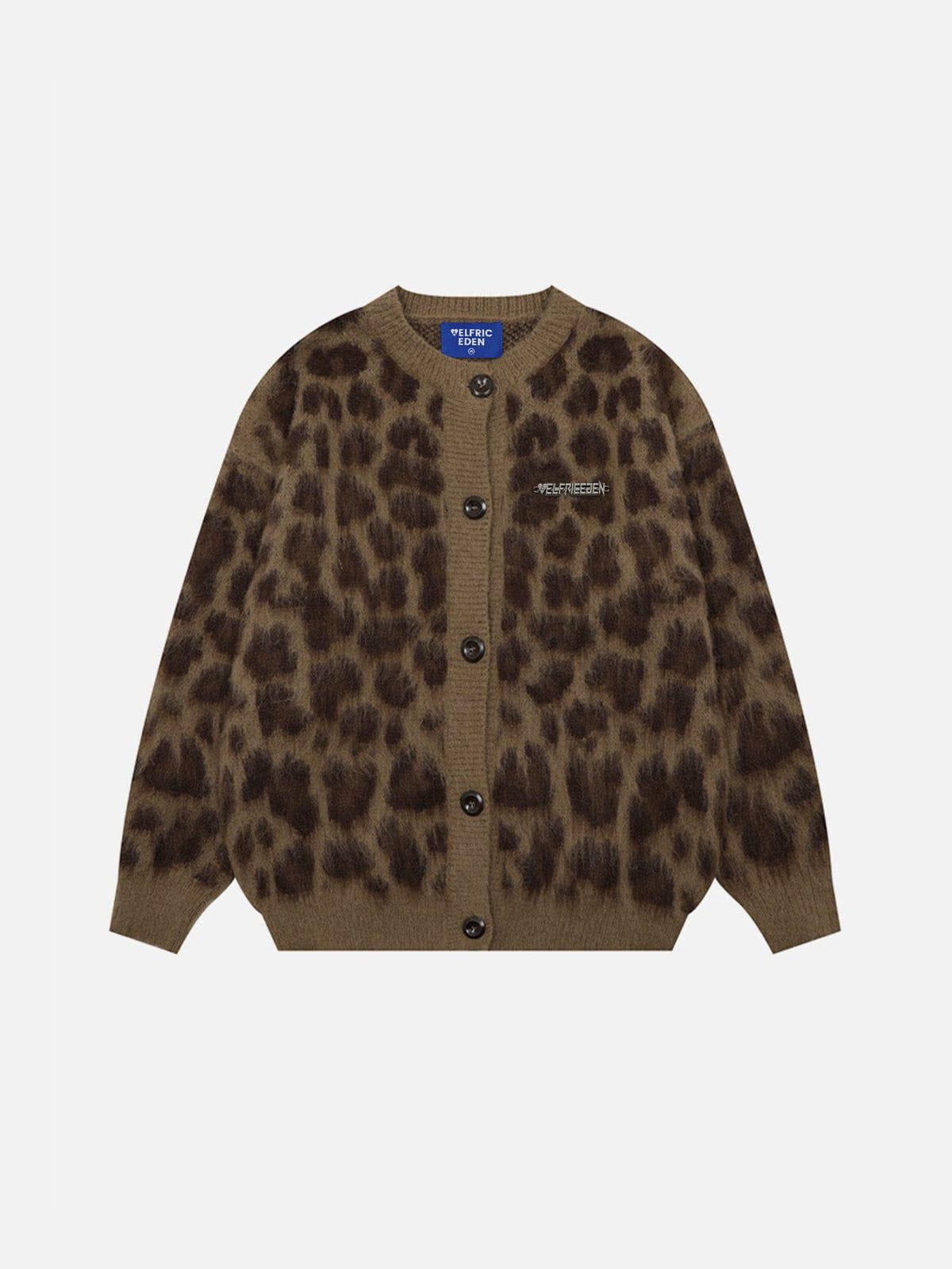 Aelfric Eden Leopard Graphic Cardigan-Limited Sale