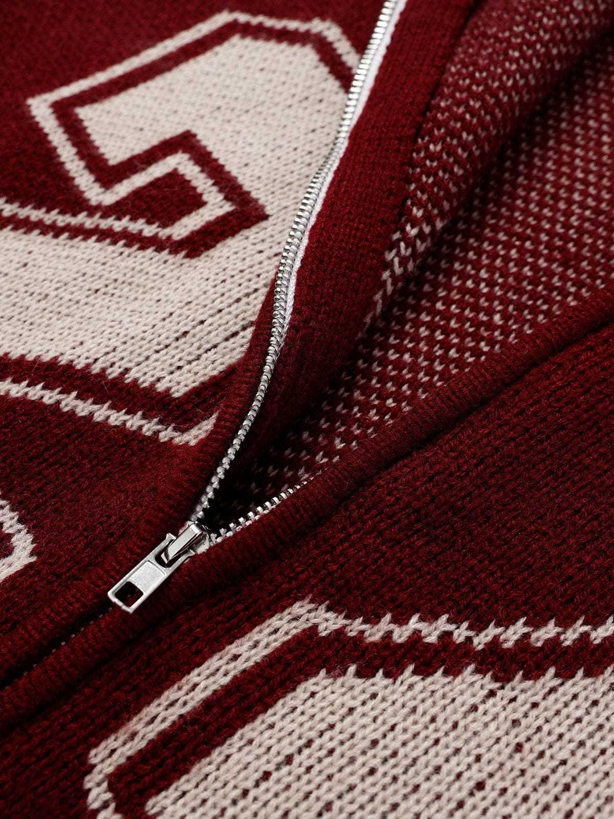 Aelfric Eden 24 Jacquard Zip Up Cardigan-Limited Sale