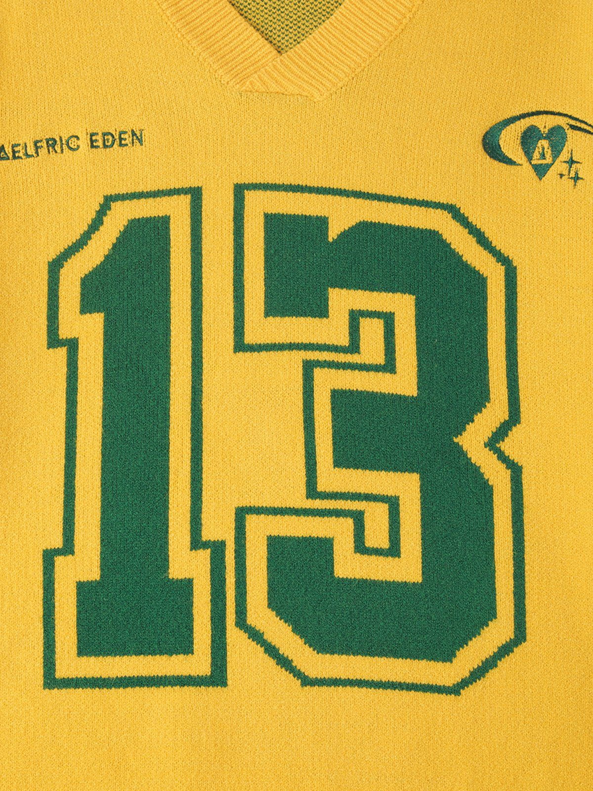 Aelfric Eden Number Graphic Polo Sweater-Limited Sale