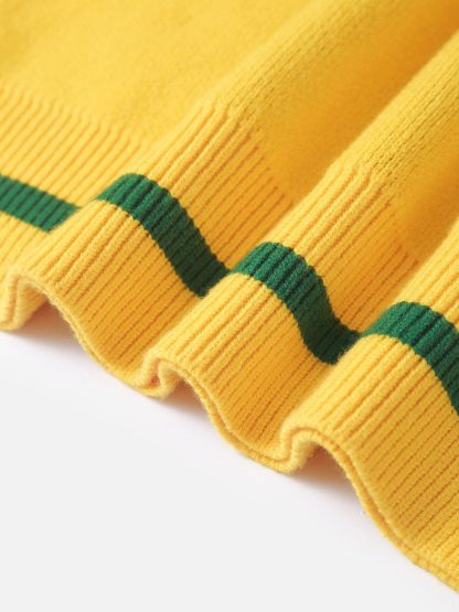 Aelfric Eden Number Graphic Polo Sweater-Limited Sale