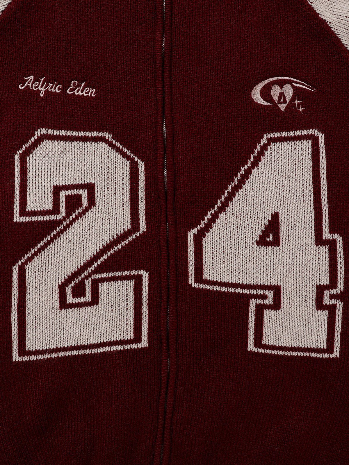 Aelfric Eden 24 Jacquard Zip Up Cardigan-Limited Sale