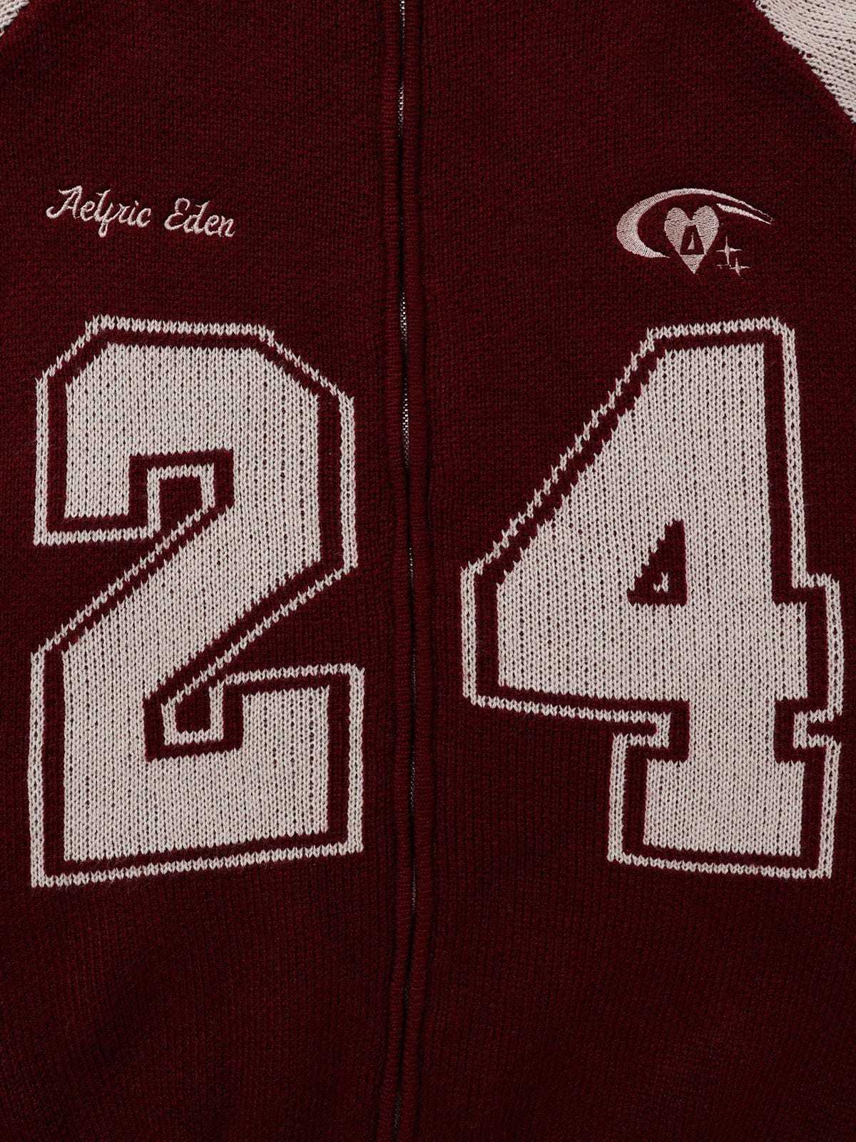 Aelfric Eden 24 Jacquard Zip Up Cardigan-Limited Sale