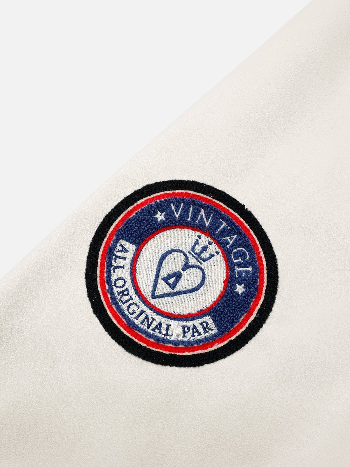 Aelfric Eden Towel Embroidery Badge Varsity Jacket-Limited Sale