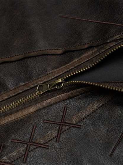 Aelfric Eden Butterfly Faux Leather Jacket-Limited Sale