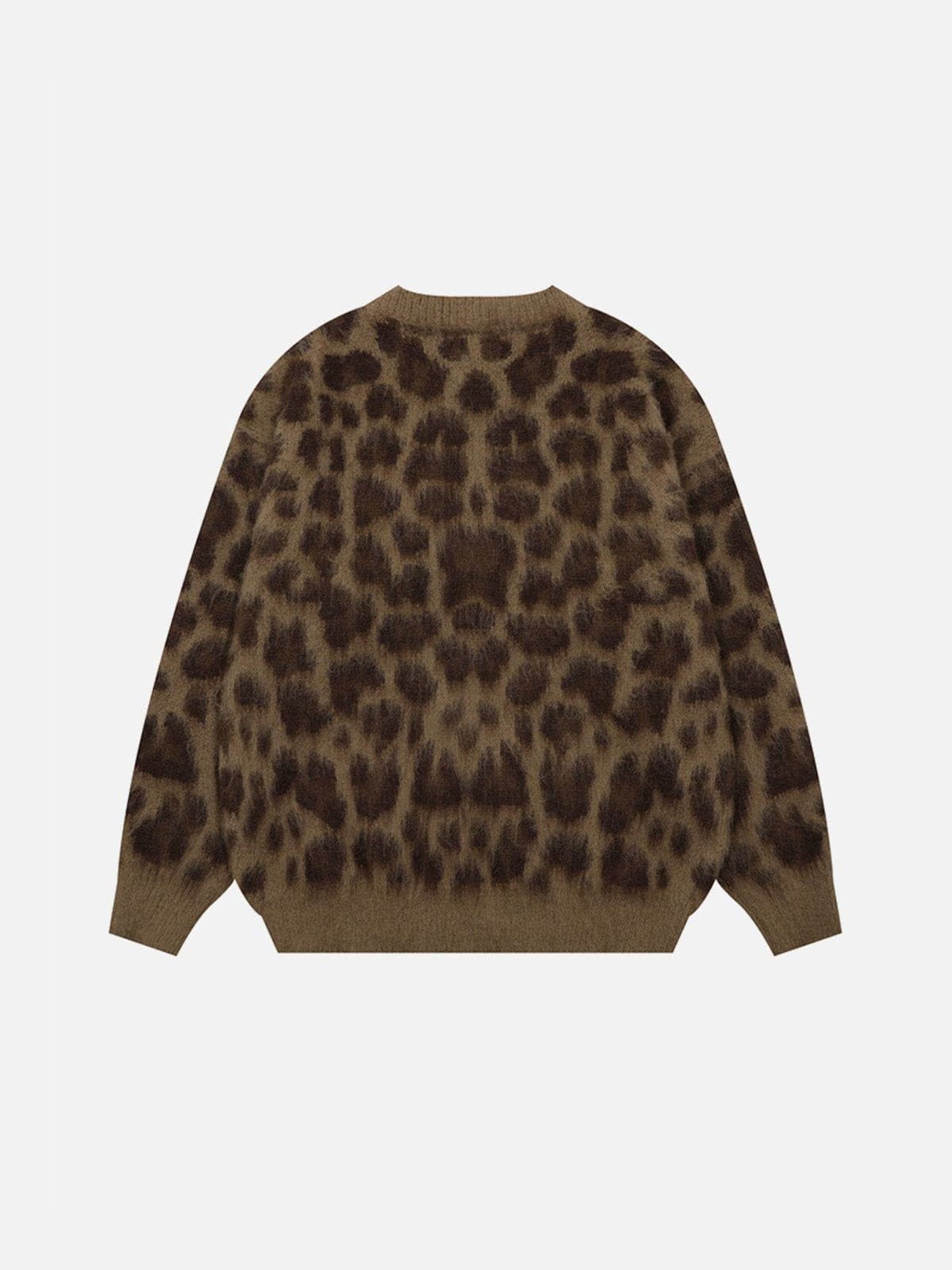Aelfric Eden Leopard Graphic Cardigan-Limited Sale