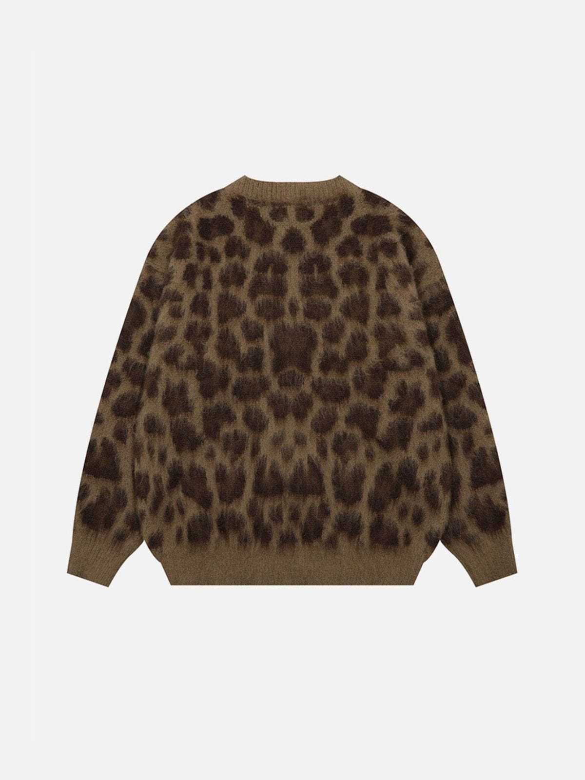 Aelfric Eden Leopard Graphic Cardigan-Limited Sale