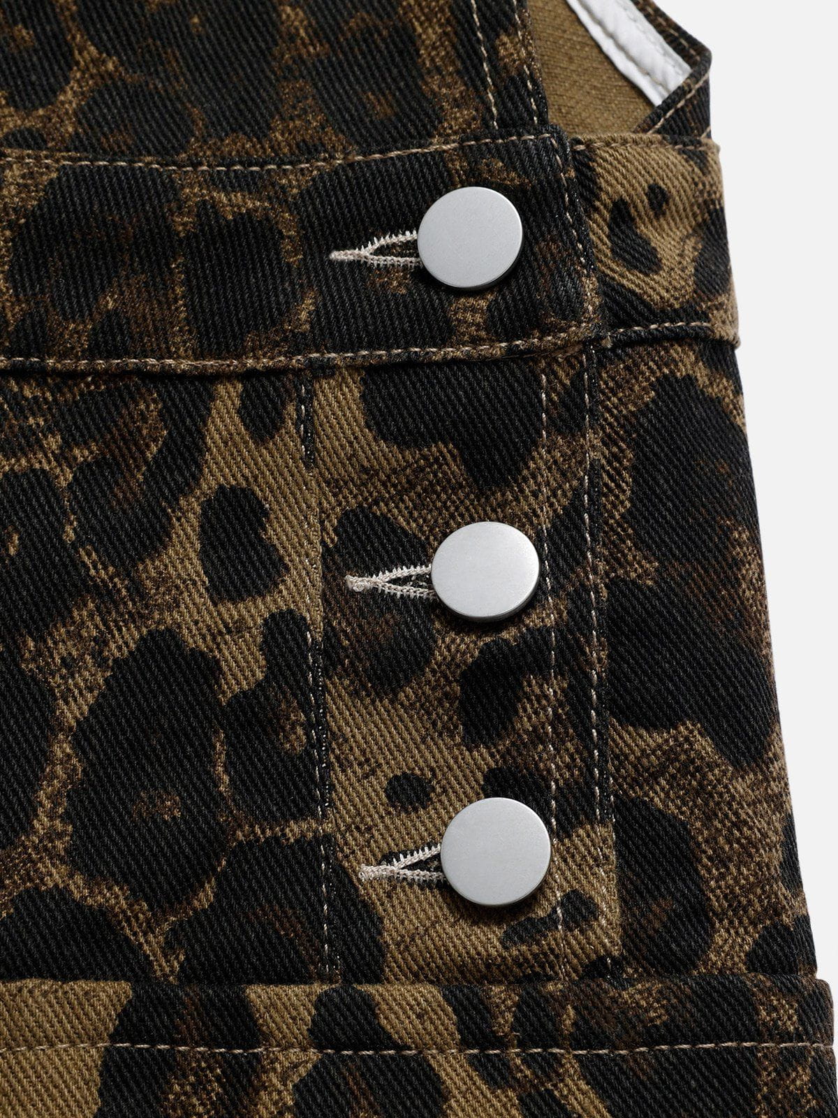 Aelfric Eden Leopard Overall Shorts-Limited Sale