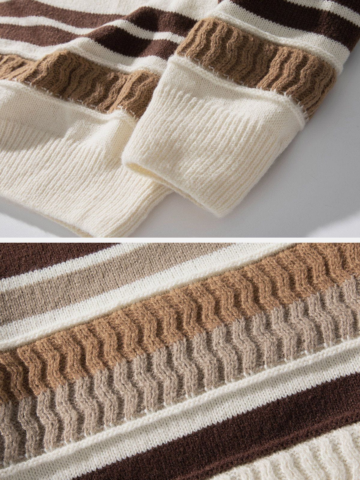 Aelfric Eden Stripe Color Blocking Sweater-Limited Sale