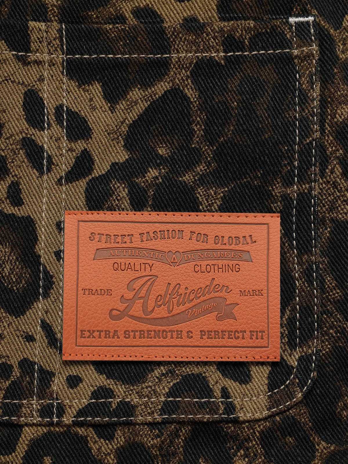 Aelfric Eden Leopard Overall Shorts-Limited Sale