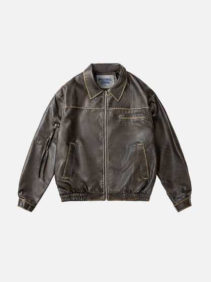 Aelfric Eden Vintage Leather Jacket-Limited Sale