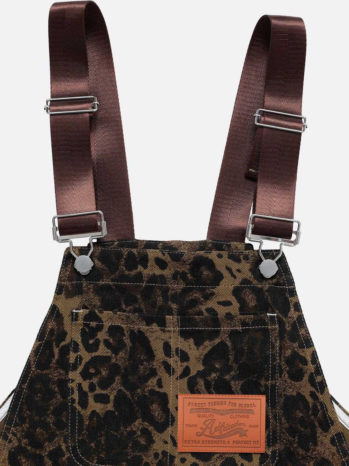 Aelfric Eden Leopard Overall Shorts-Limited Sale