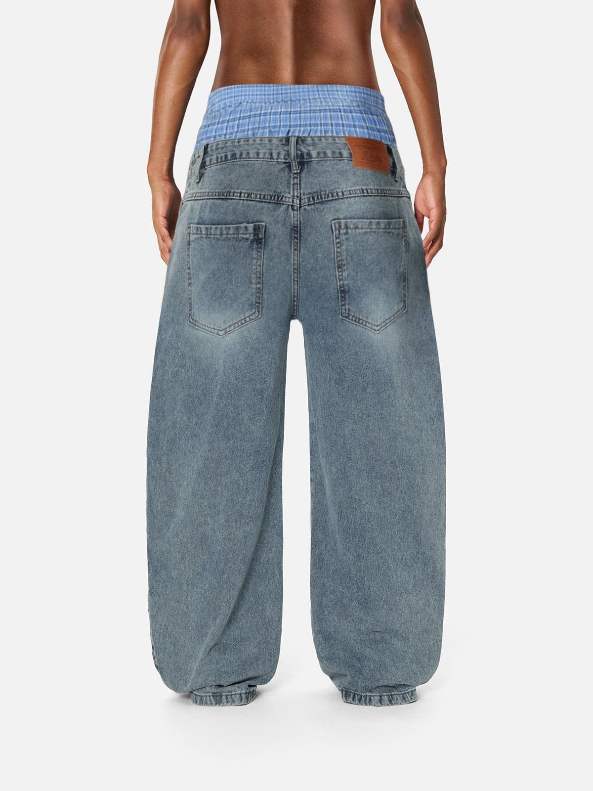 Aelfric Eden Double Waist Baggy Jeans-Limited Sale