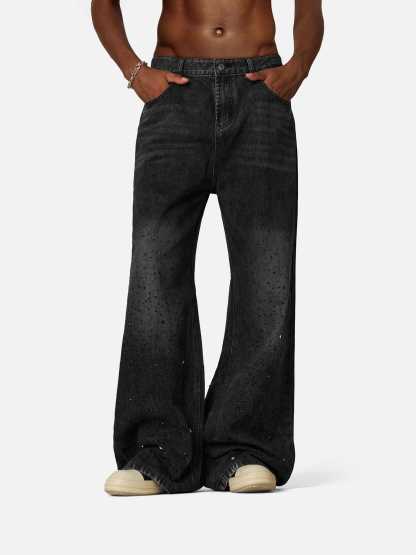 Aelfric Eden Rhinestone Baggy Jeans-Limited Sale