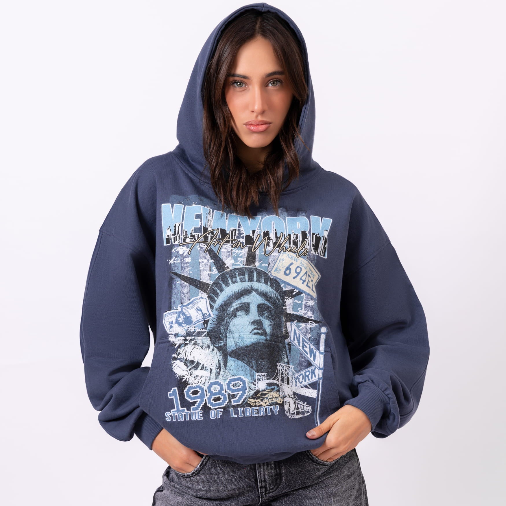 Blue NYC Hoodie-Limited Sale