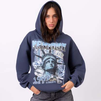 Blue NYC Hoodie-Limited Sale