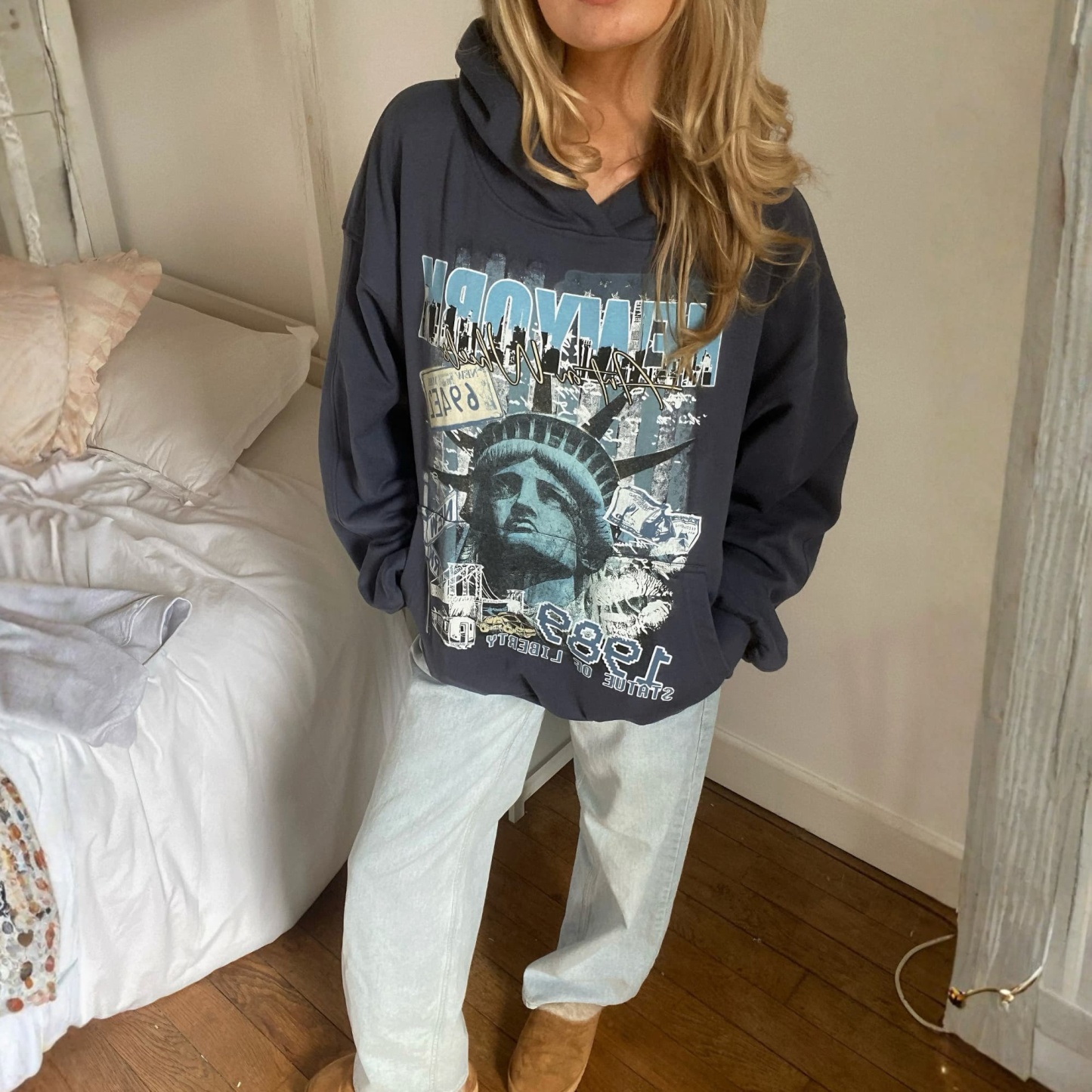 Blue NYC Hoodie-Limited Sale