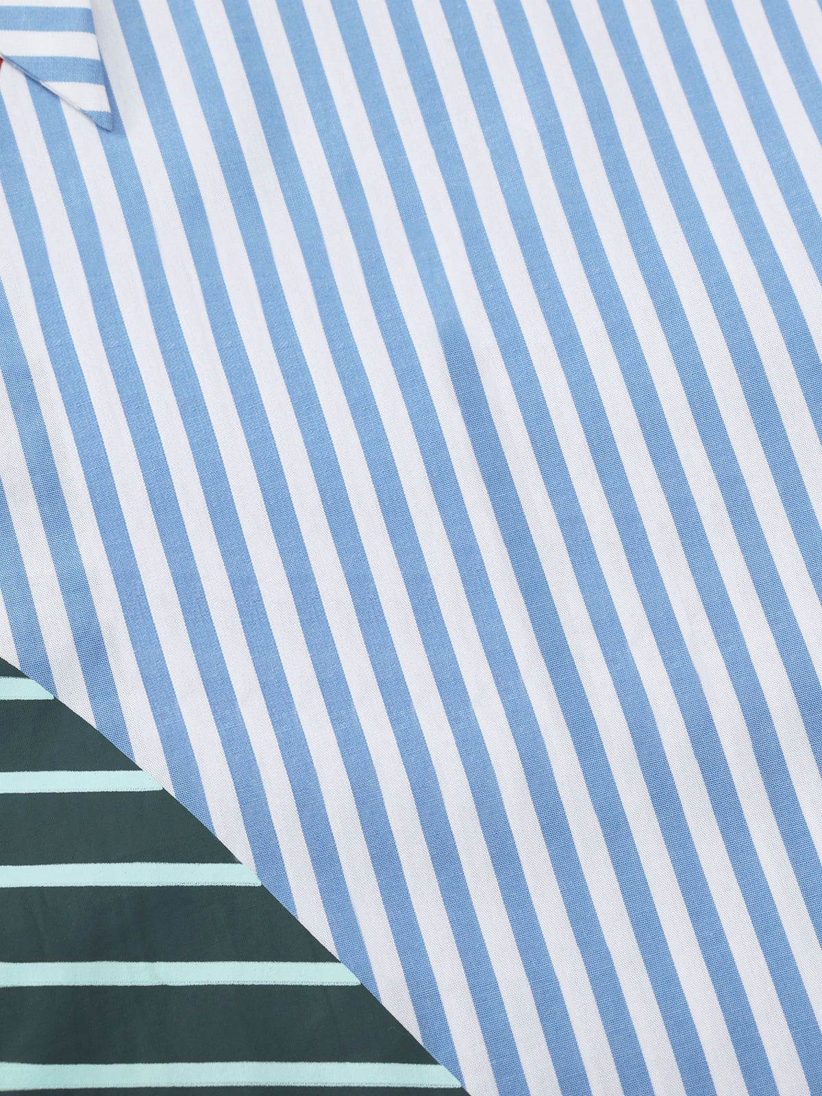 Aelfric Eden Necktie Graphic Stripe Long Sleeve Shirt-Limited Sale