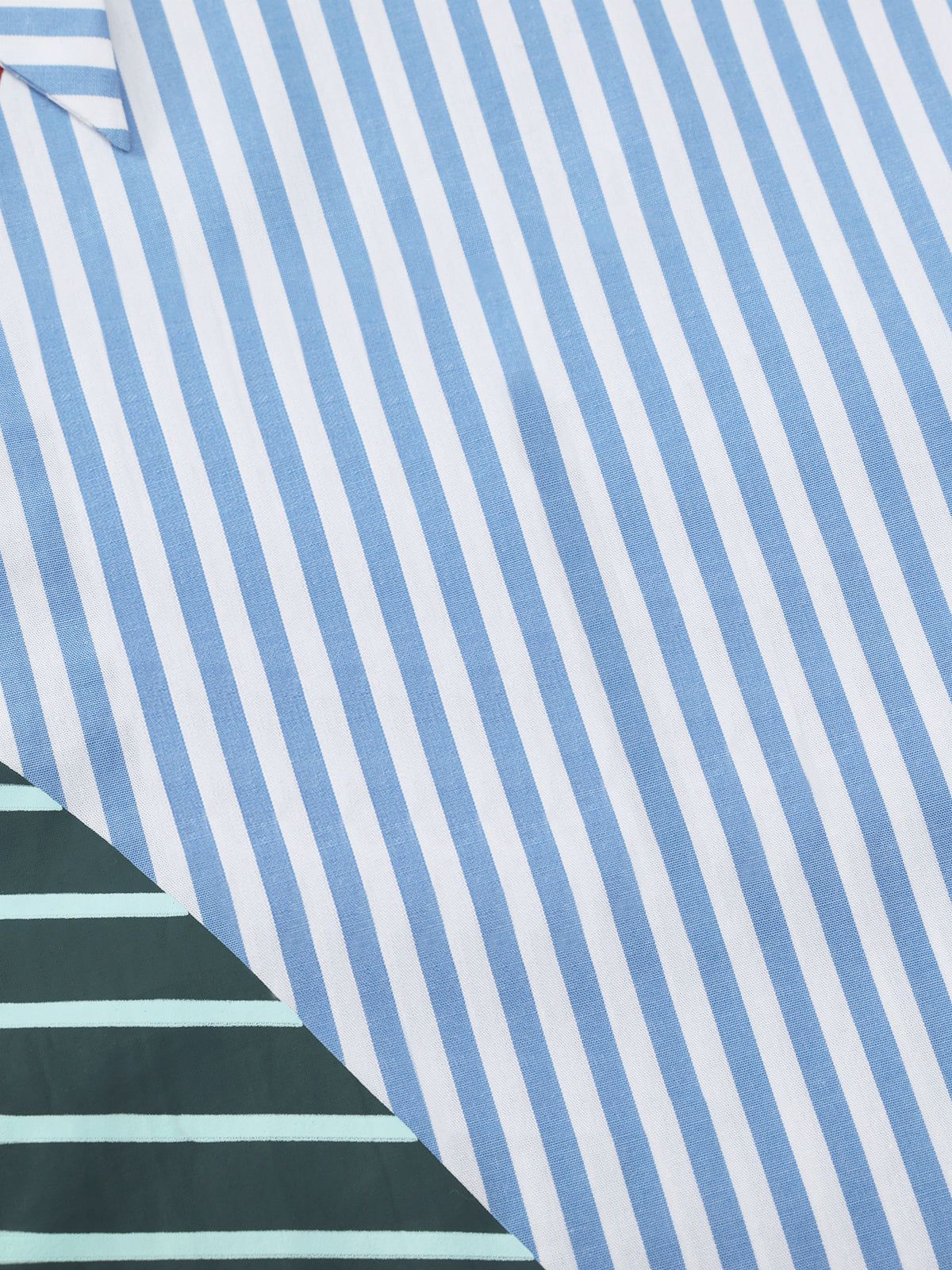 Aelfric Eden Necktie Graphic Stripe Long Sleeve Shirt-Limited Sale