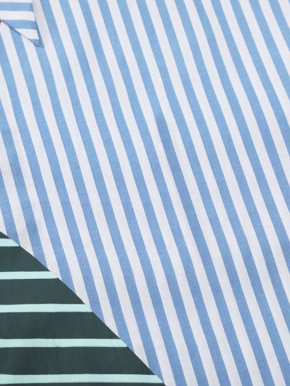 Aelfric Eden Necktie Graphic Stripe Long Sleeve Shirt-Limited Sale