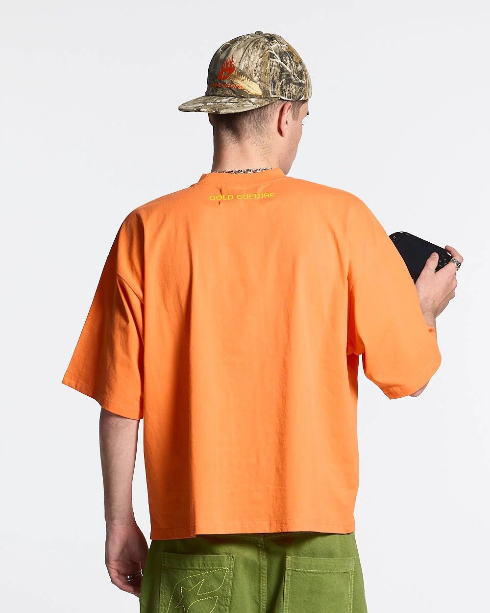 STARS TEE VIBRANT ORANGE-Limited Sale