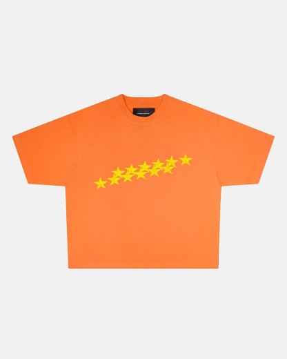 STARS TEE VIBRANT ORANGE-Limited Sale