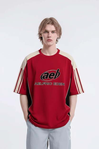 Aelfric Eden Color Block Speedway Tee-Limited Sale