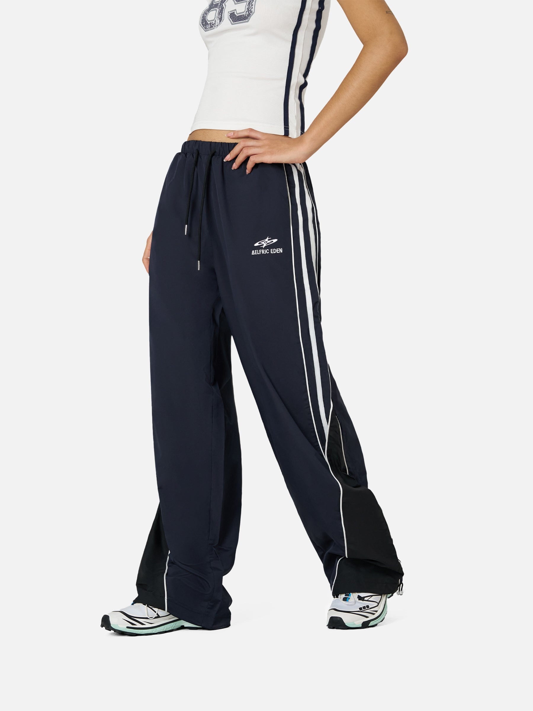 Aelfric Eden Contrast Side Baggy Track Pants-Limited Sale