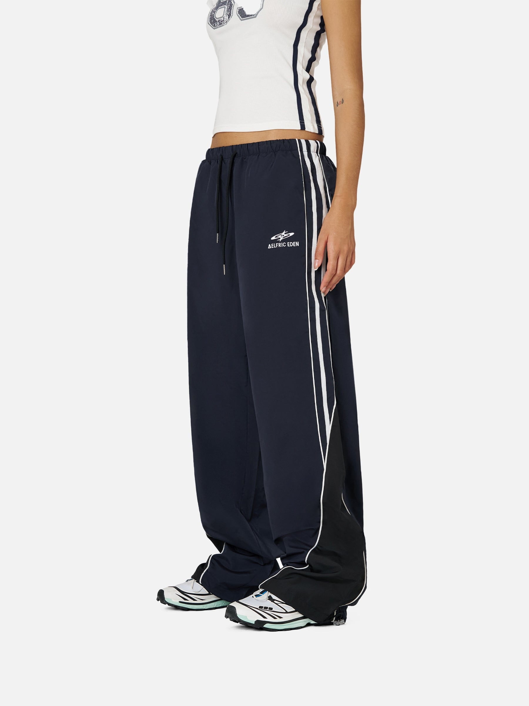 Aelfric Eden Contrast Side Baggy Track Pants-Limited Sale