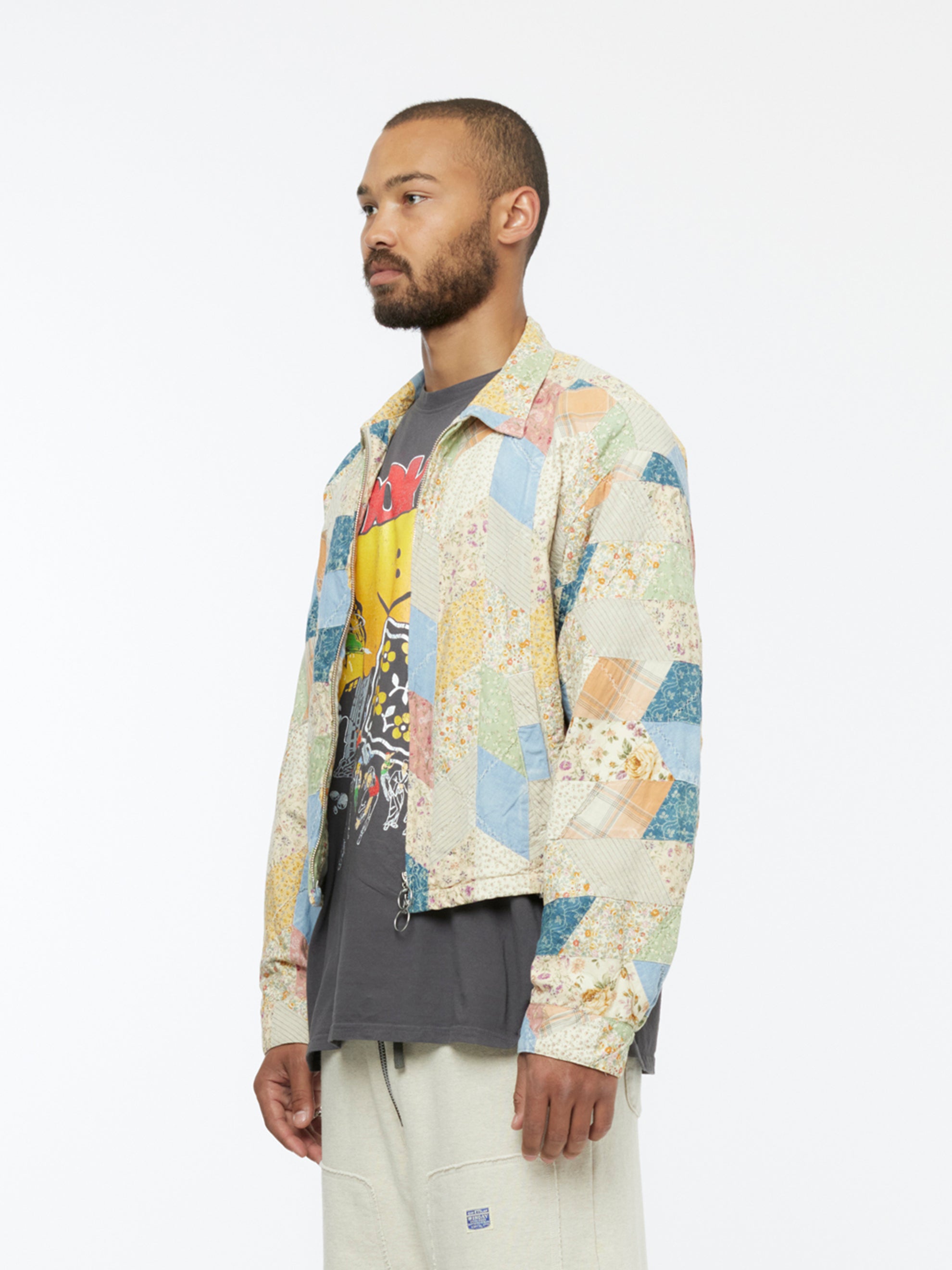 Yabane Quilt Patchwork Drizzler Jacket