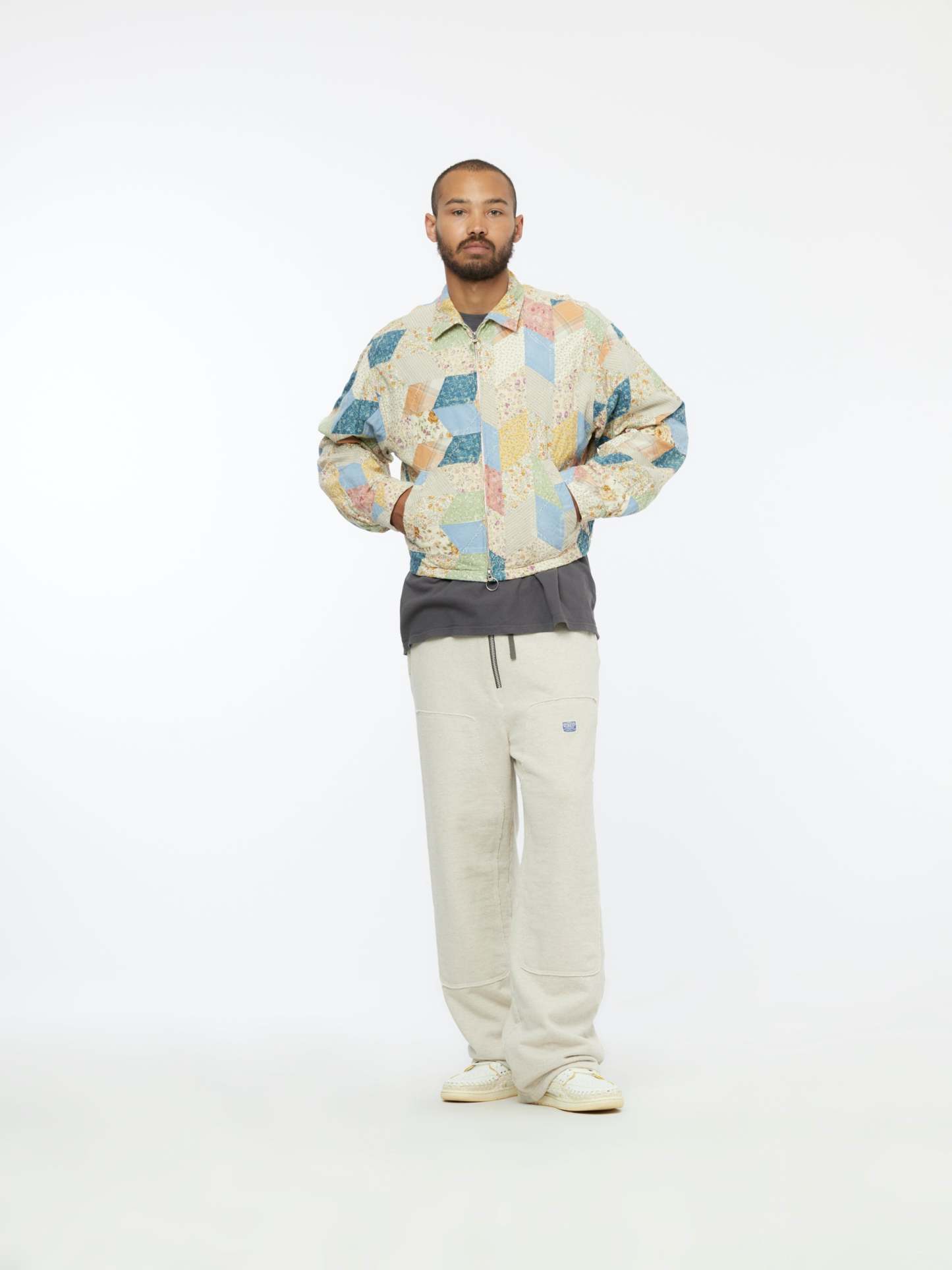 Yabane Quilt Patchwork Drizzler Jacket