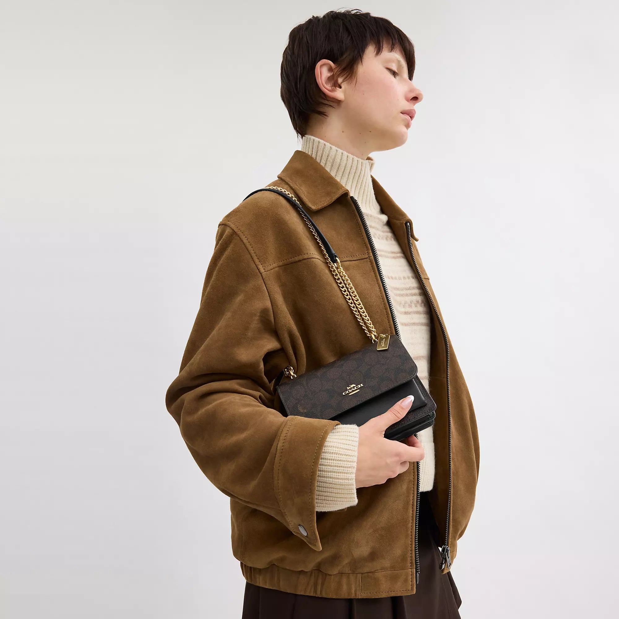 Outlet Mini Klare Crossbody Bag In Signature Canvas