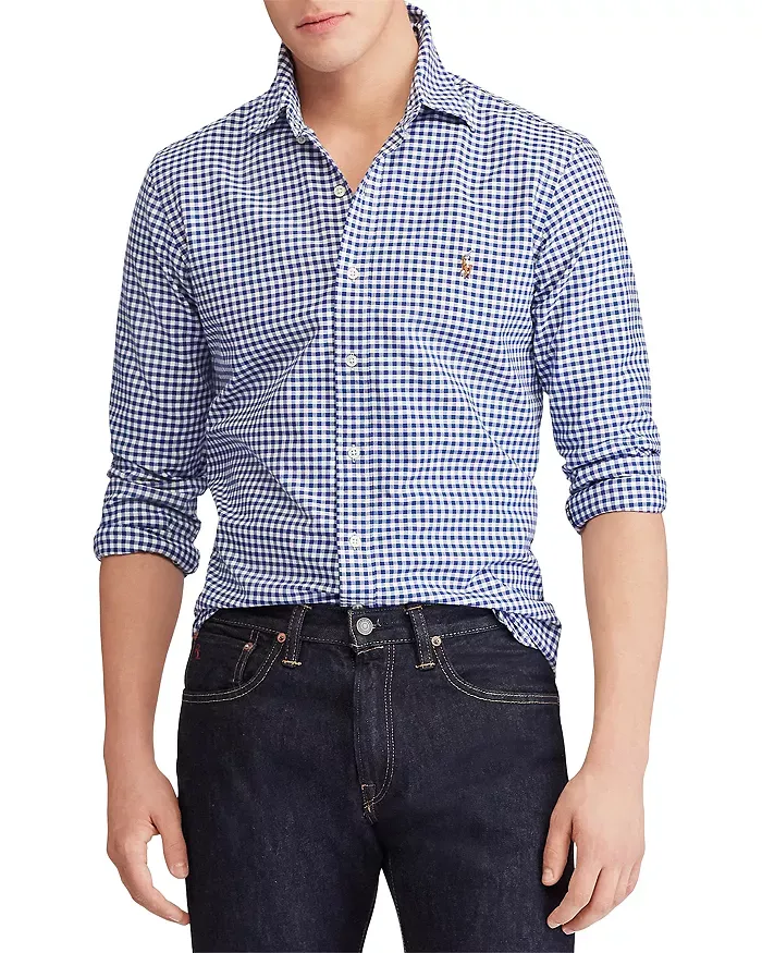   Polo Ralph Lauren Classic Fit Long Sleeve Cotton Oxford Button Down Shirt