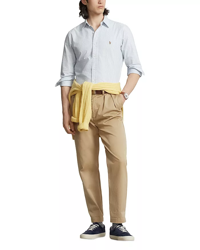   Polo Ralph Lauren Classic Fit Long Sleeve Cotton Oxford Button Down Shirt