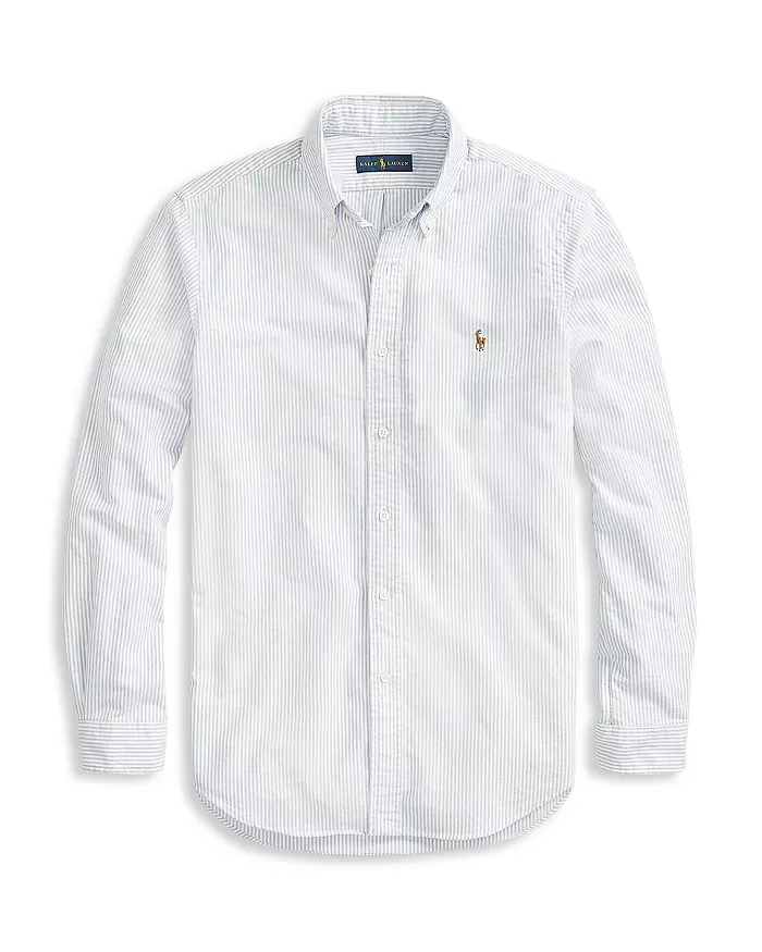   Polo Ralph Lauren Classic Fit Long Sleeve Cotton Oxford Button Down Shirt