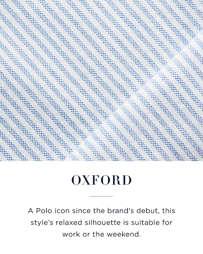   Polo Ralph Lauren Classic Fit Long Sleeve Cotton Oxford Button Down Shirt