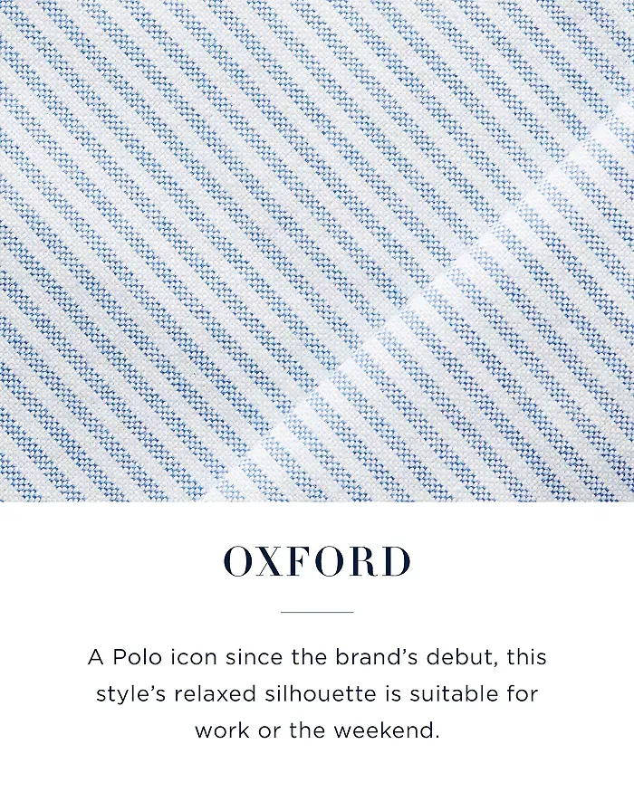   Polo Ralph Lauren Classic Fit Long Sleeve Cotton Oxford Button Down Shirt