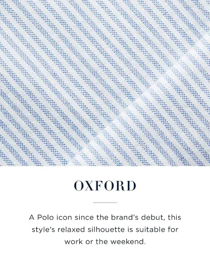   Polo Ralph Lauren Classic Fit Long Sleeve Cotton Oxford Button Down Shirt