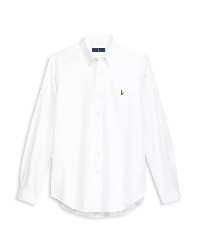   Polo Ralph Lauren Classic Fit Long Sleeve Cotton Oxford Button Down Shirt