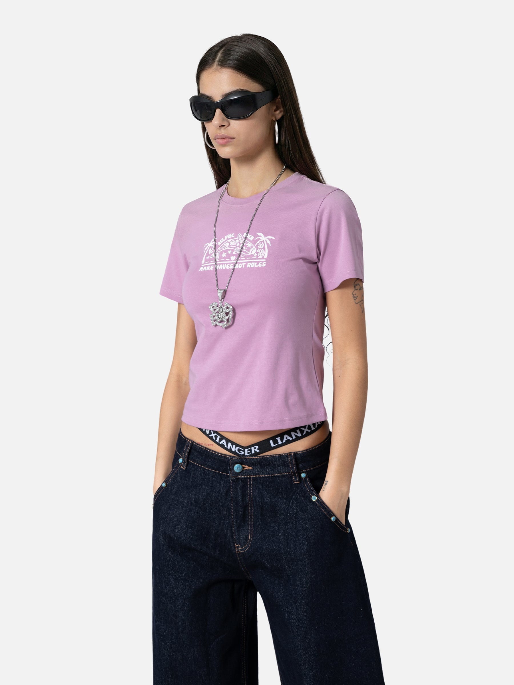 Aelfric Eden Dolphin Embroidered Tee