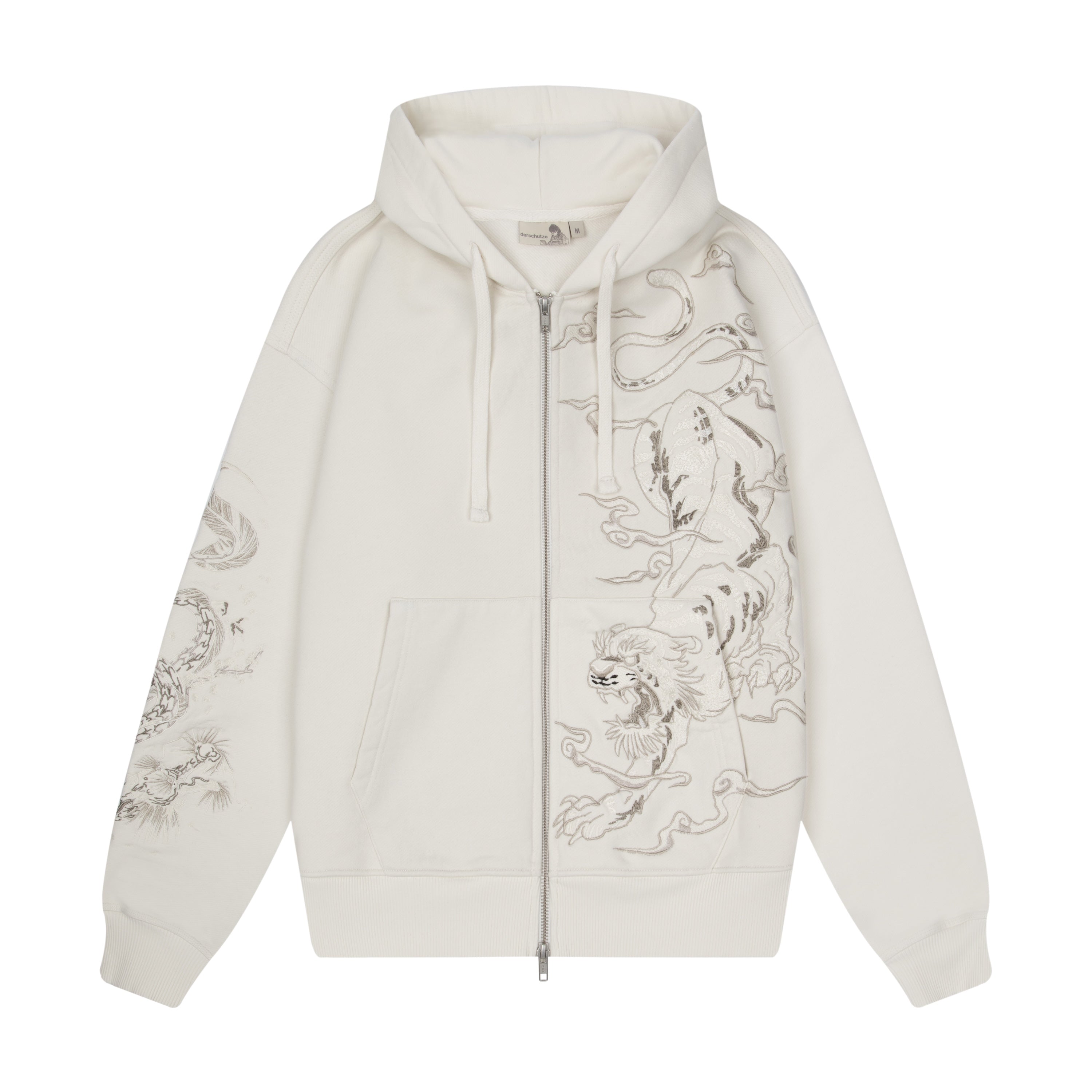 "yakuza v3" Zip Up off white